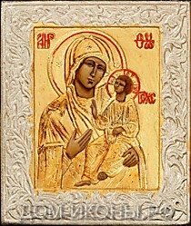 Икона Пресвятой Богородицы "Иверская" (Б.З.С.12*15.ДБ)